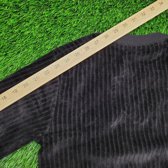 Vintage MOD Ribbed Sweater Womens XS 16x22 Black - Picture 5 of 7